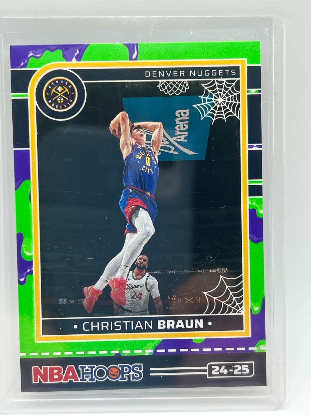 Christian Braun Denver Nuggets NBA Haunted Hoops Basketball Trading Card 🎃